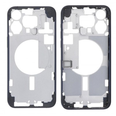 Lcd Frame Middle Chassis For Apple Iphone 15 Pro Max Blue By - Maxbhi Com