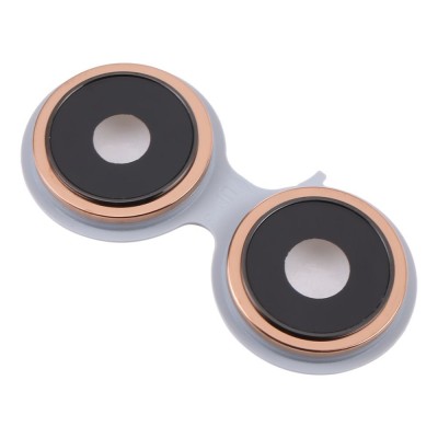 Camera Lens Glass With Frame For Oppo Reno8 Lite Gold By - Maxbhi Com