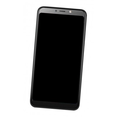 Lcd Frame Middle Chassis For Itel A56 Black By - Maxbhi Com