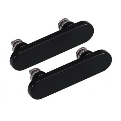 Volume Side Button Outer For Apple Iphone 15 Pro Max Black By - Maxbhi Com