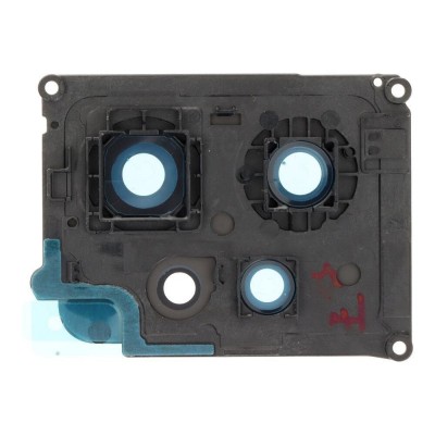 Camera Lens Glass With Frame For Xiaomi Redmi Note 12 4g Black By - Maxbhi Com