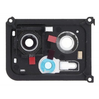 Camera Lens Glass With Frame For Xiaomi Poco X4 Gt Black By - Maxbhi Com