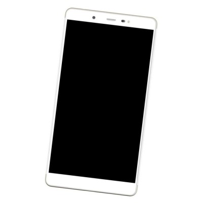 Middle Frame Ring Only for Mediacom PhonePad Duo G552 Black