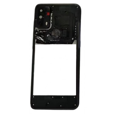Middle Frame Ring Only For Tcl 20b Black By - Maxbhi Com