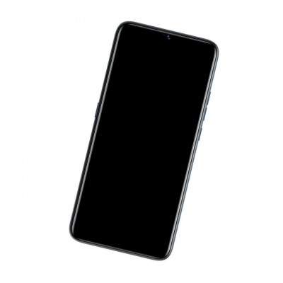 Camera Lens Glass with Frame for BLU G73 Black
