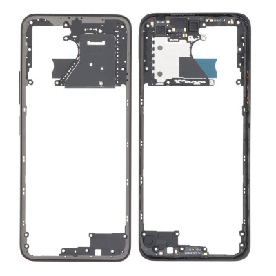 Middle Frame Ring Only For Xiaomi Redmi 12 Black By - Maxbhi Com