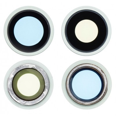 Camera Lens Glass with Frame for Apple iPhone 12 Green