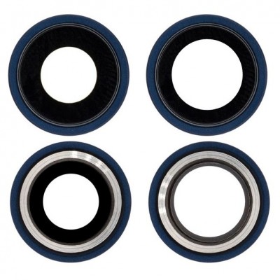 Camera Lens Glass With Frame For Apple Iphone 12 Mini Blue By - Maxbhi Com
