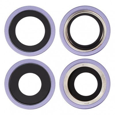 Camera Lens Glass with Frame for Apple iPhone 12 Mini Purple