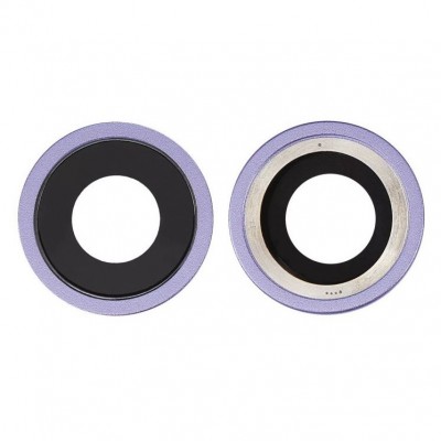 Camera Lens Glass With Frame For Apple Iphone 12 Mini Purple By - Maxbhi Com