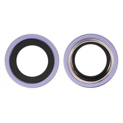 Camera Lens Glass With Frame For Apple Iphone 12 Purple By - Maxbhi Com