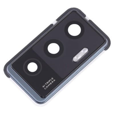 Camera Lens Glass With Frame For Vivo S10e Black By - Maxbhi Com