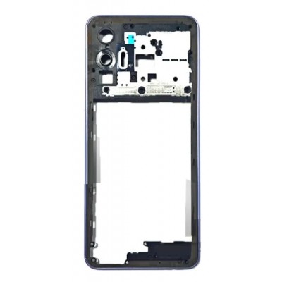 Middle Frame Ring Only For Infinix Hot 20s Purple By - Maxbhi Com