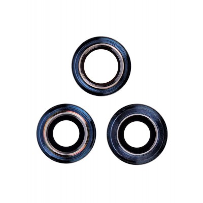 Camera Lens Glass With Frame For Apple Iphone 12 Pro Blue By - Maxbhi Com