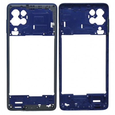 Middle Frame Ring Only For Samsung Galaxy F62 Blue By - Maxbhi Com