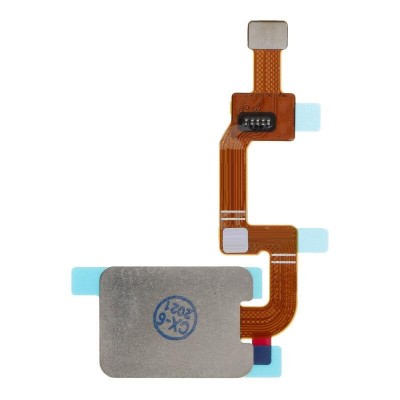 Fingerprint Sensor Flex Cable For Xiaomi Mi Note 10 Lite Black By - Maxbhi Com