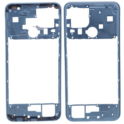 Middle Frame Ring Only For Oppo A15 Blue By - Maxbhi Com