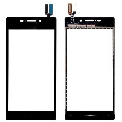 Touch Screen Digitizer For Sony Xperia M2 Aqua Black By - Maxbhi Com