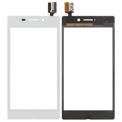 Touch Screen Digitizer For Sony Xperia M2 Aqua White By - Maxbhi Com