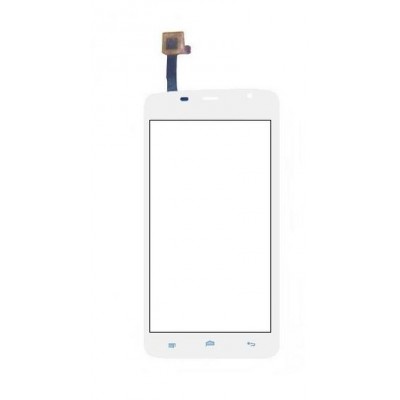 Touch Screen Digitizer For Spice Mi504 Smart Flo Mettle 5x White By - Maxbhi.com