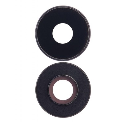 Camera Lens Glass with Frame for Apple iPad Air 2020 Black