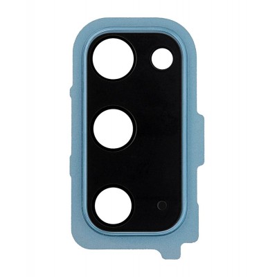 Camera Lens Glass With Frame For Samsung Galaxy S20 Blue By - Maxbhi Com
