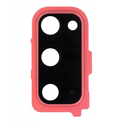 Camera Lens Glass With Frame For Samsung Galaxy S20 Red By - Maxbhi Com