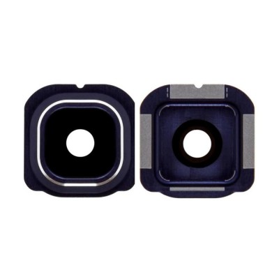 Camera Lens Glass With Frame For Samsung Galaxy S6 Edge Black By - Maxbhi Com