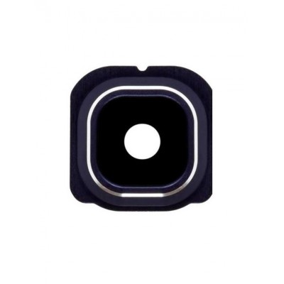 Camera Lens Glass With Frame For Samsung Galaxy S6 Edge Black By - Maxbhi Com
