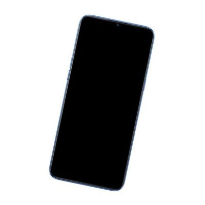 Camera Lens Glass with Frame for Realme Narzo 10A Blue