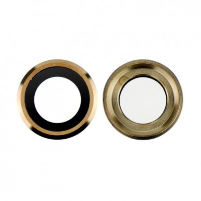 Camera Lens Glass with Frame for Apple iPhone 6s Plus 128GB Gold