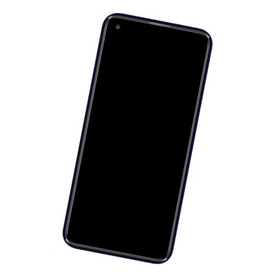 Camera Lens Glass with Frame for LG W41 Plus Black