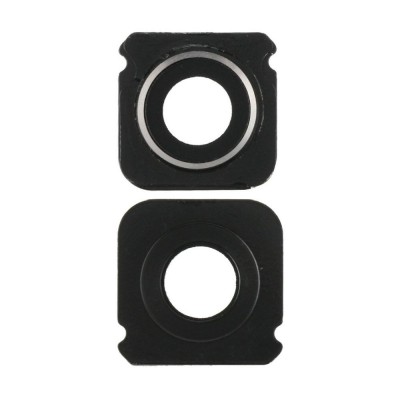 Camera Lens Glass with Frame for Sony Xperia Z5 Dual Black