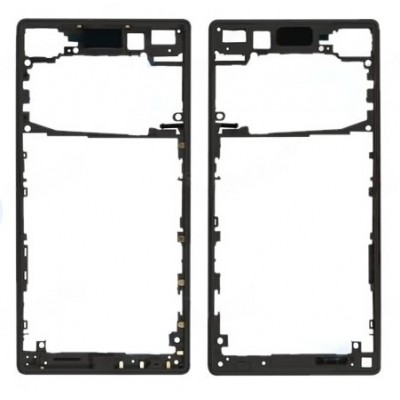 Middle Frame Ring Only For Sony Xperia Z5 Dual Black By - Maxbhi Com