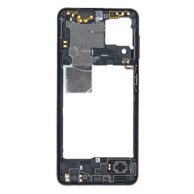 Middle Frame Ring Only For Samsung Galaxy F22 Black By - Maxbhi Com