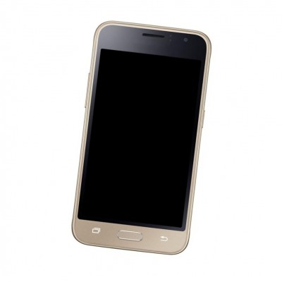 Camera Lens Glass with Frame for Samsung Galaxy J1 2016 4.5 inch Black