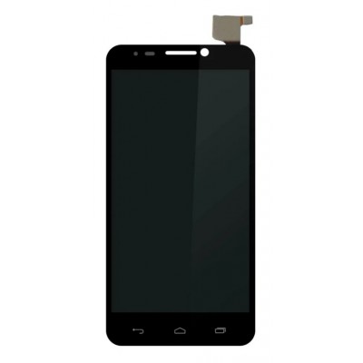 Lcd With Touch Screen For Alcatel One Touch Idol Black By - Maxbhi Com