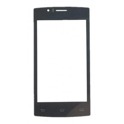 Replacement Front Glass For Philips S307 Black By - Maxbhi Com