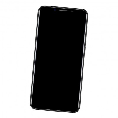 Camera Lens Glass with Frame for HOMTOM S8 Black