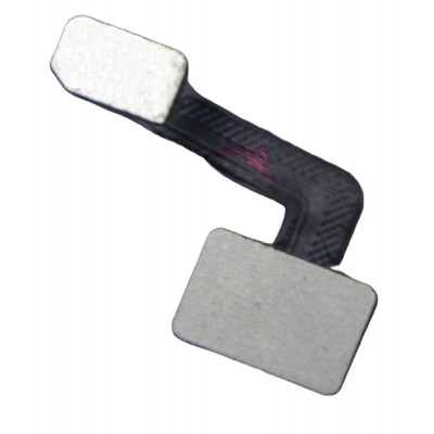 Fingerprint Sensor Flex Cable For Oppo F17 Black By - Maxbhi Com