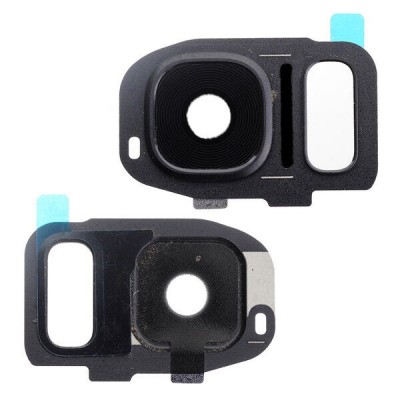 Camera Lens Glass With Frame For Samsung Galaxy S7 64gb Black By - Maxbhi Com