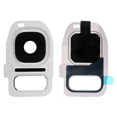 Camera Lens Glass With Frame For Samsung Galaxy S7 64gb Silver By - Maxbhi Com