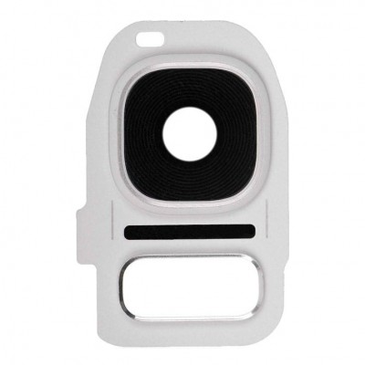 Camera Lens Glass With Frame For Samsung Galaxy S7 64gb Silver By - Maxbhi Com