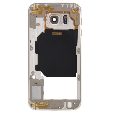 Middle Frame Ring Only For Samsung Galaxy S6 64gb Gold By - Maxbhi Com