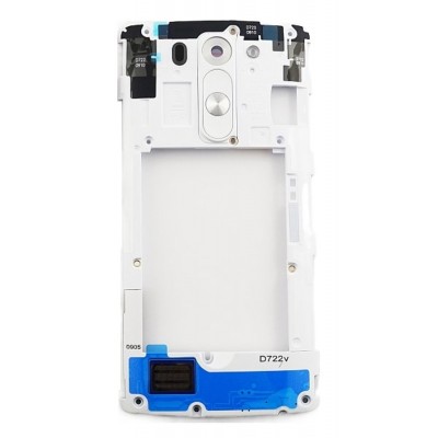 Middle Frame Ring Only For Lg G3 S White By - Maxbhi Com