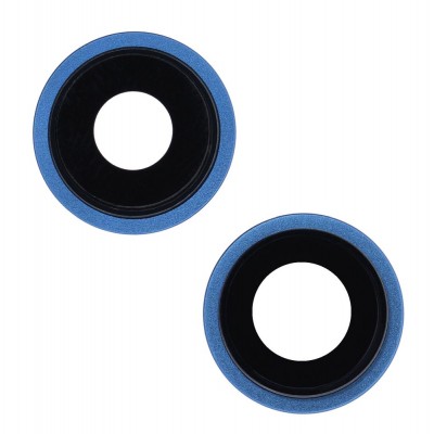 Camera Lens Glass with Frame for Apple iPhone 13 mini Blue