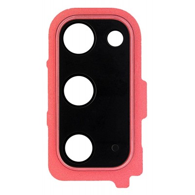 Camera Lens Glass With Frame For Samsung Galaxy S20 5g Red By - Maxbhi Com