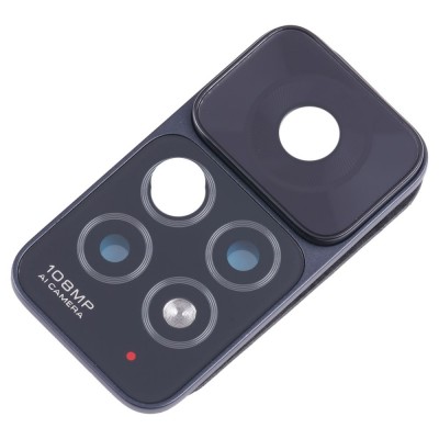Camera Lens Glass With Frame For Xiaomi Redmi Note 11 Pro Black By - Maxbhi Com