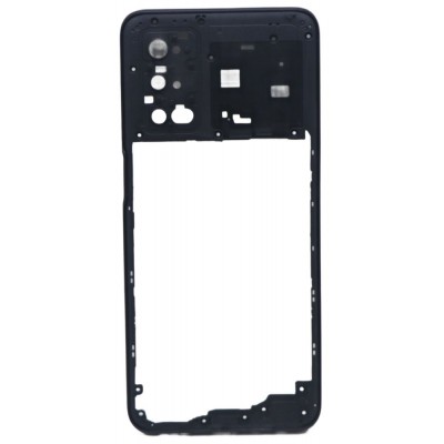 Middle Frame Ring Only For Oppo A55 Black By - Maxbhi Com