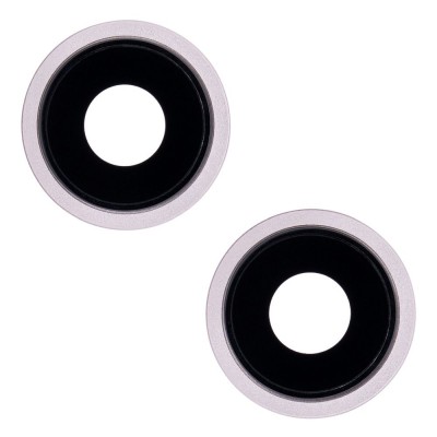 Camera Lens Glass with Frame for Apple iPhone 13 mini White